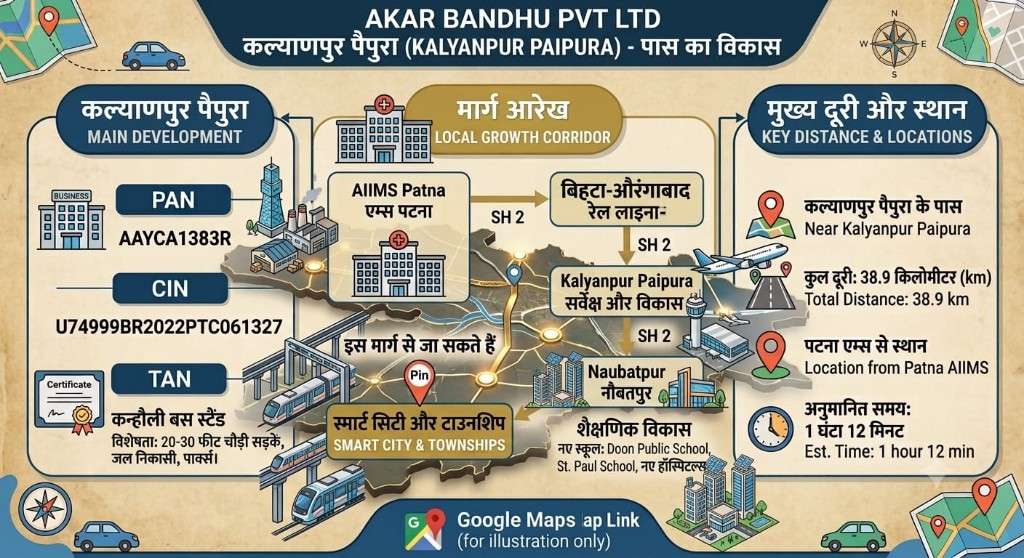 Kalyanpur Paipura Nearby Development